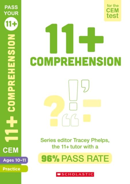 11+ English Comprehension Practice and Assessment for the CEM Test Ages 10-11